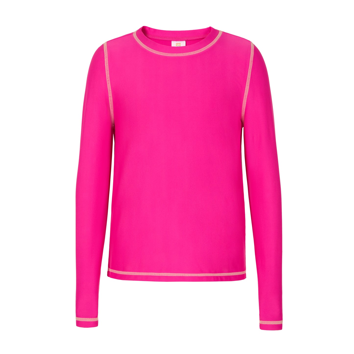 Pink Hibiscus Punch;@A 3 Piece Swim Set with Rashguard in Pink Hibiscus Punch