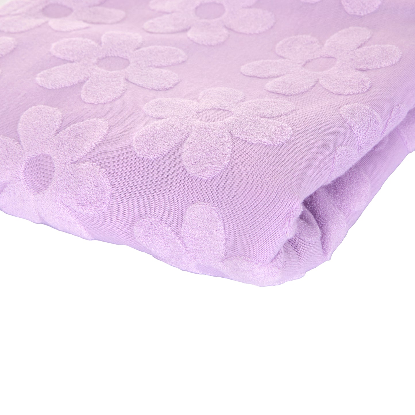 Petal Pop Lavender;@A Girls' Terry Short Set in Petal Pop Lavender