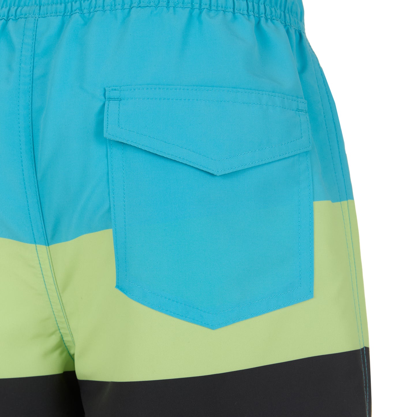 Neon Surfer Stripe;@A Long Sleeve Rashguard Set in Neon Surfer Stripe