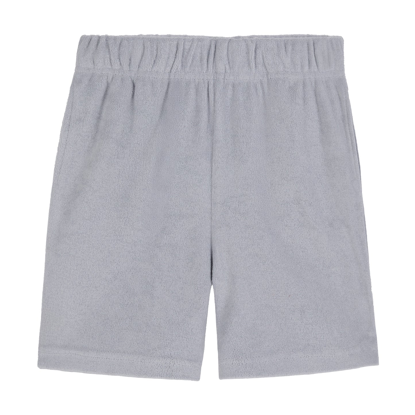 Stone Harbor Grey;@A Boys' Terry Polo Short Set in Stone Harbor Grey