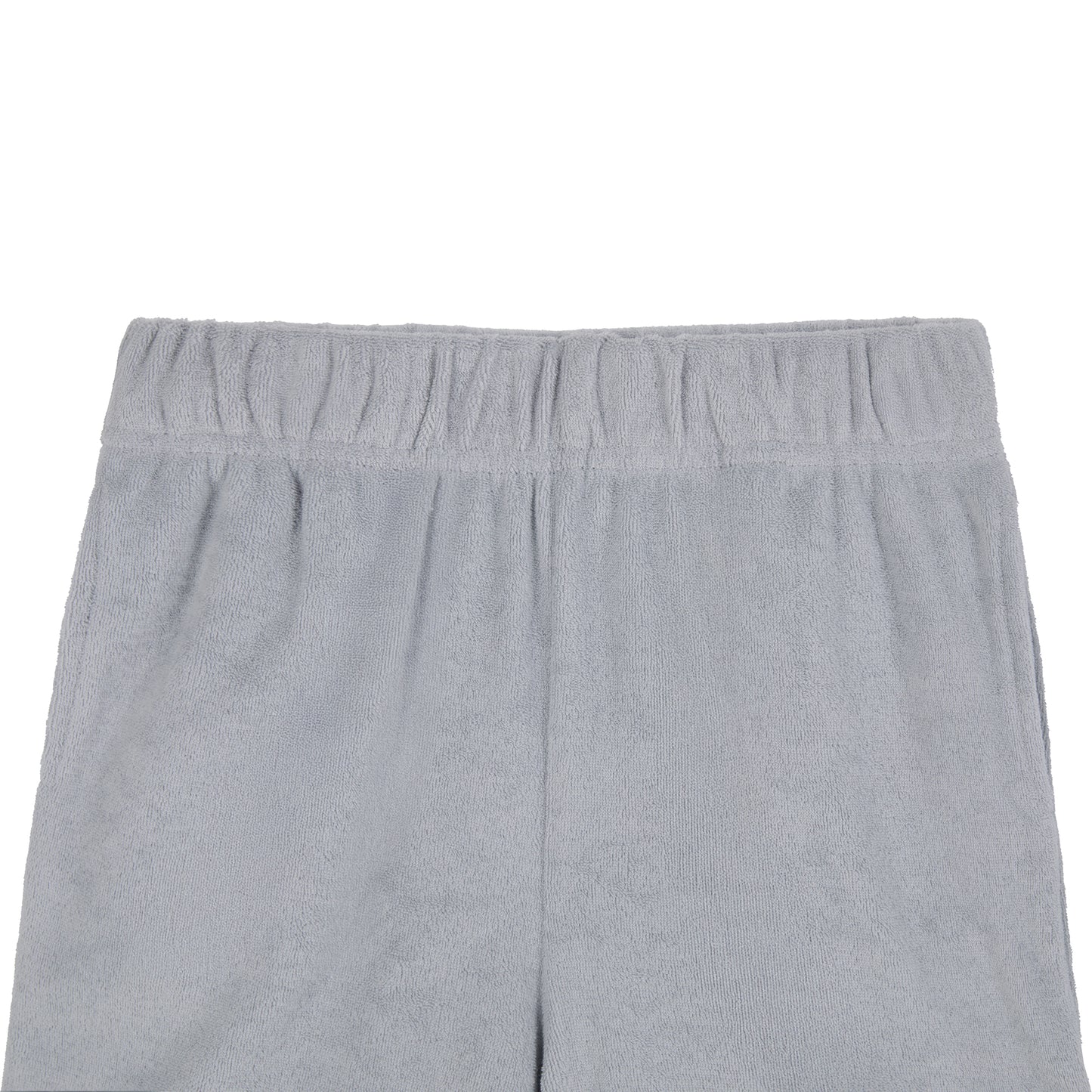 Stone Harbor Grey;@A Boys' Terry Polo Short Set in Stone Harbor Grey