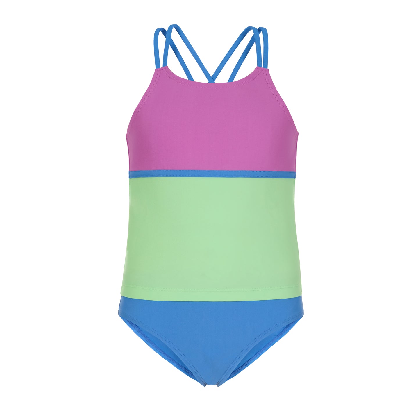 Purple Crush;@A 4 Piece Swim Set with Rashguard in Purple Crush