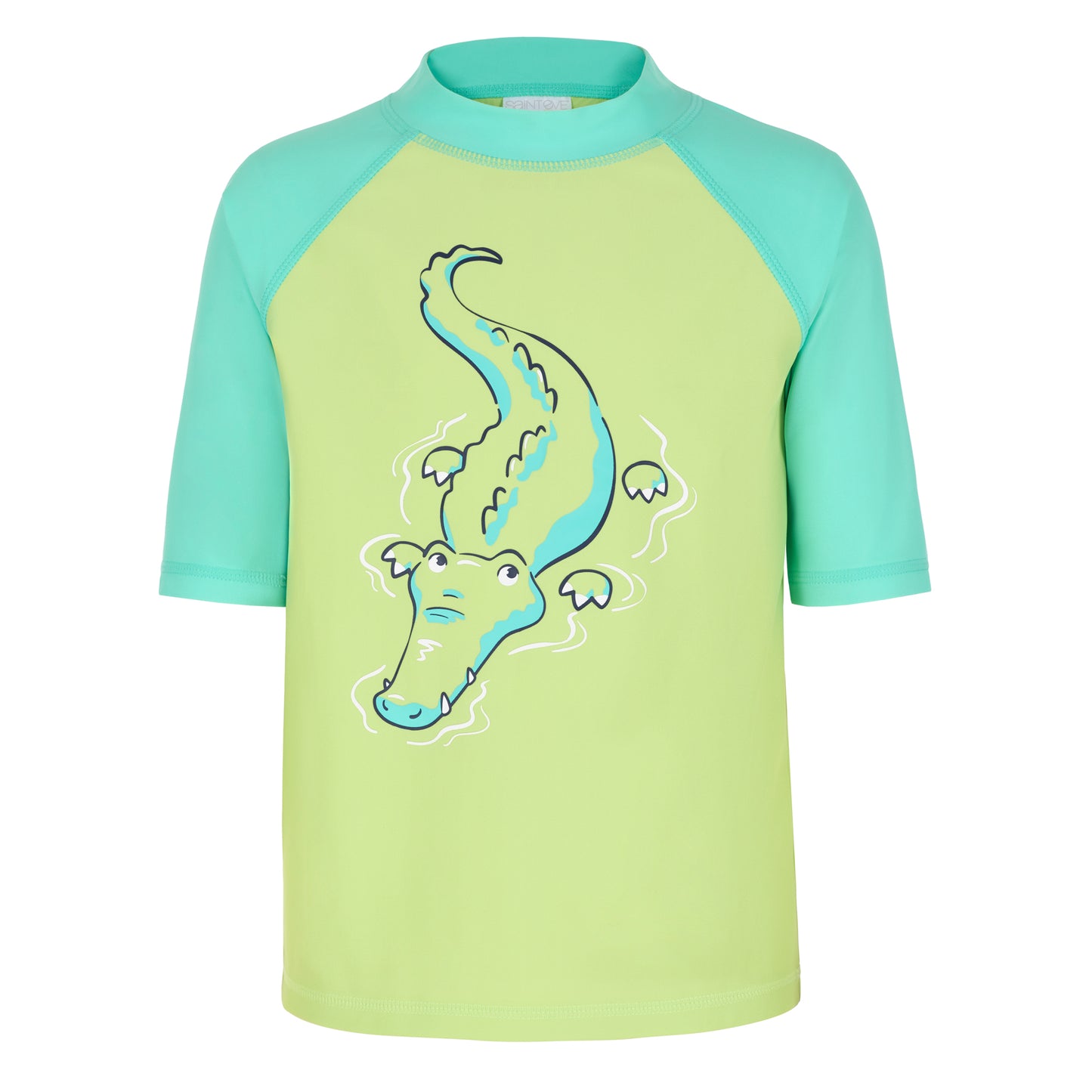 Gator Splash Camo;@A Boys' Short Sleeve Rashguard Set in Gator Splash Camo