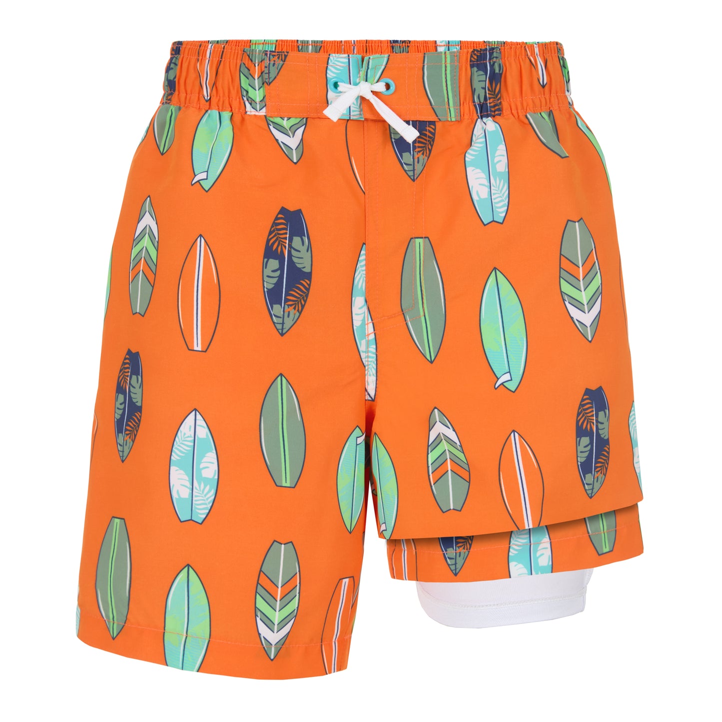 Coastal Tangerine;@A Long Sleeve Rashguard Set in Coastal Tangerine