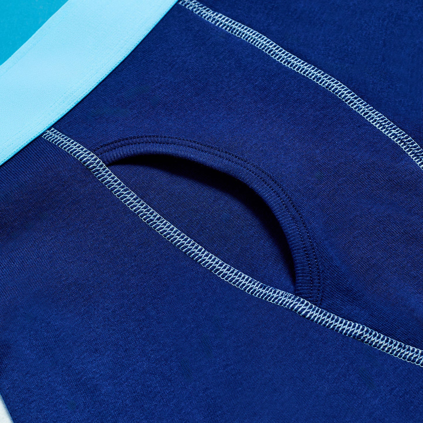 The Everyday Blues Pack;@A Boys Cotton Boxer Brief Underwear 6-Pack in The Everyday Blues Pack