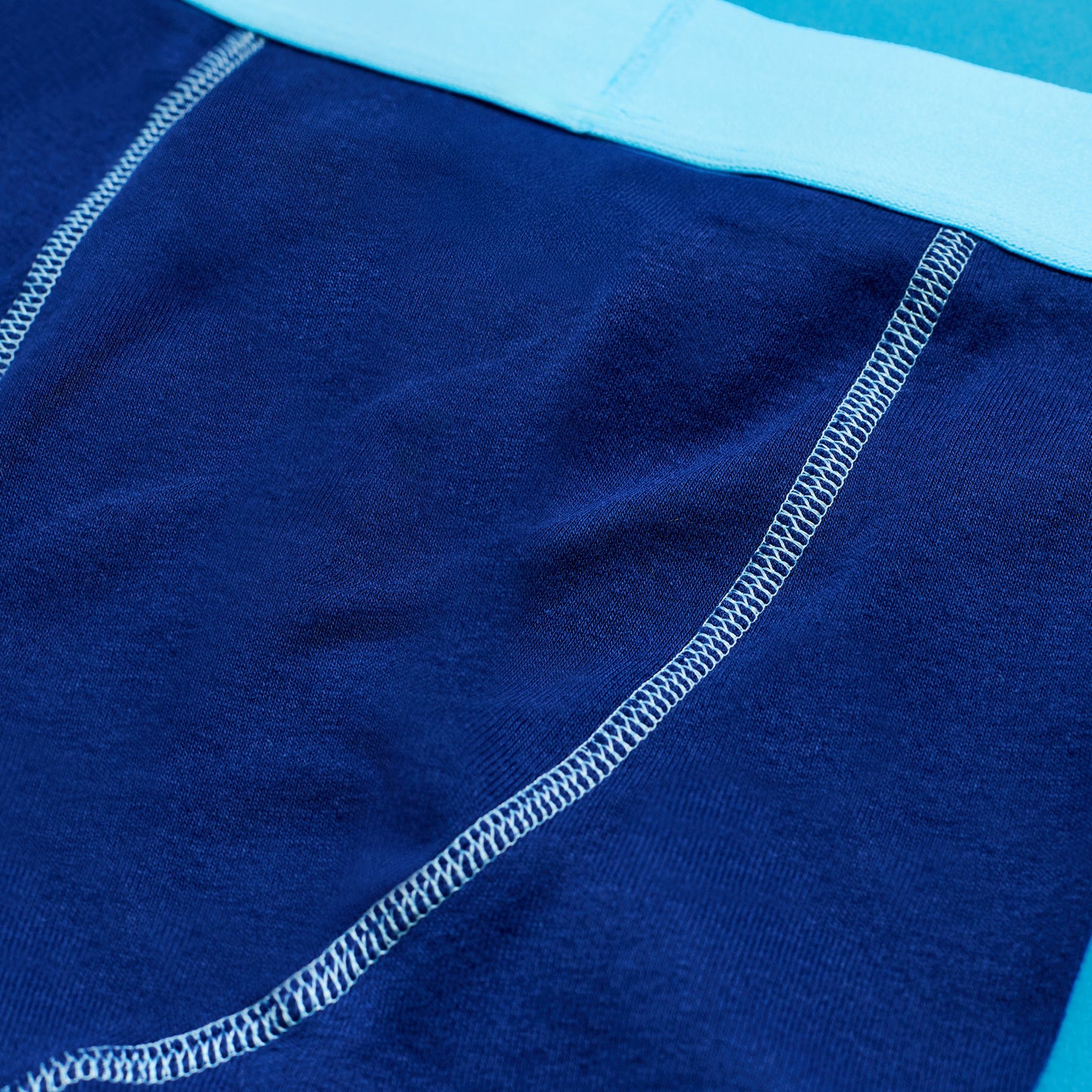 The Everyday Blues Pack;@A Boys Cotton Boxer Brief Underwear 6-Pack in The Everyday Blues Pack