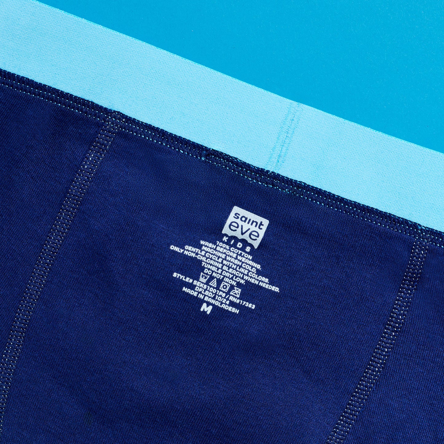 The Everyday Blues Pack;@A Boys Cotton Boxer Brief Underwear 6-Pack in The Everyday Blues Pack