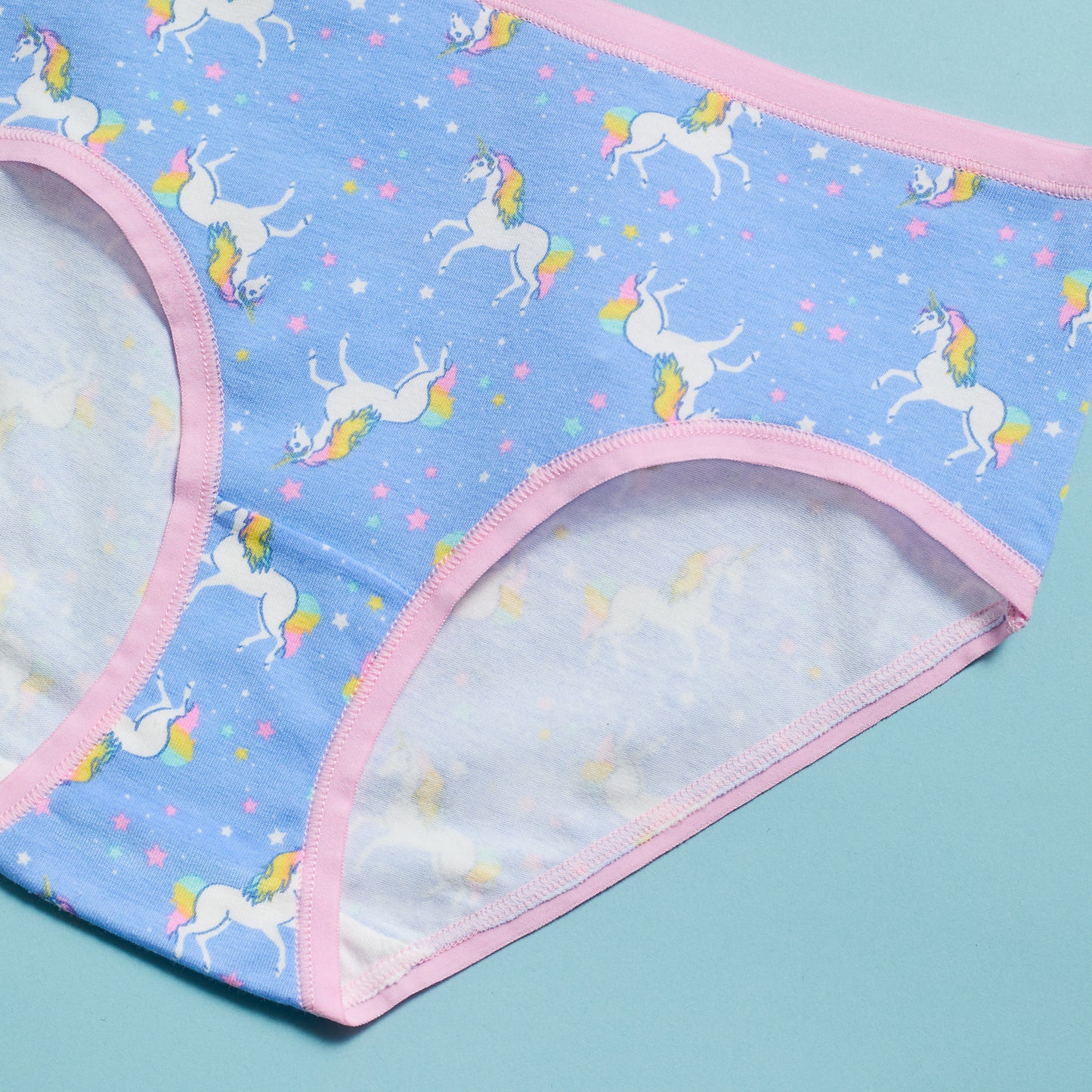 Celestial Dreamer Pack;@A Girls Cotton Brief Underwear 6-Pack in Celestial Dreamer Pack