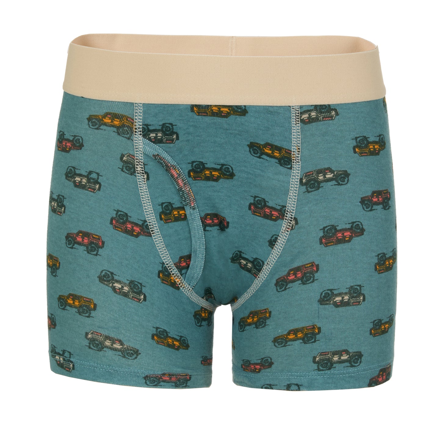Zoom + Vroom Pack;@A Boys Cotton Boxer Brief Underwear 6-Pack in Zoom + Vroom Pack