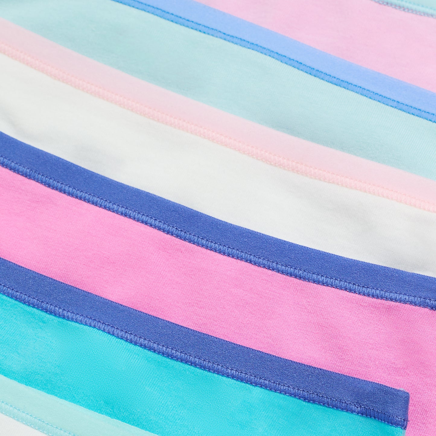 Rainbow Basics Pack;@A Girls Cotton Brief Underwear 6-Pack in Rainbow Basics Pack