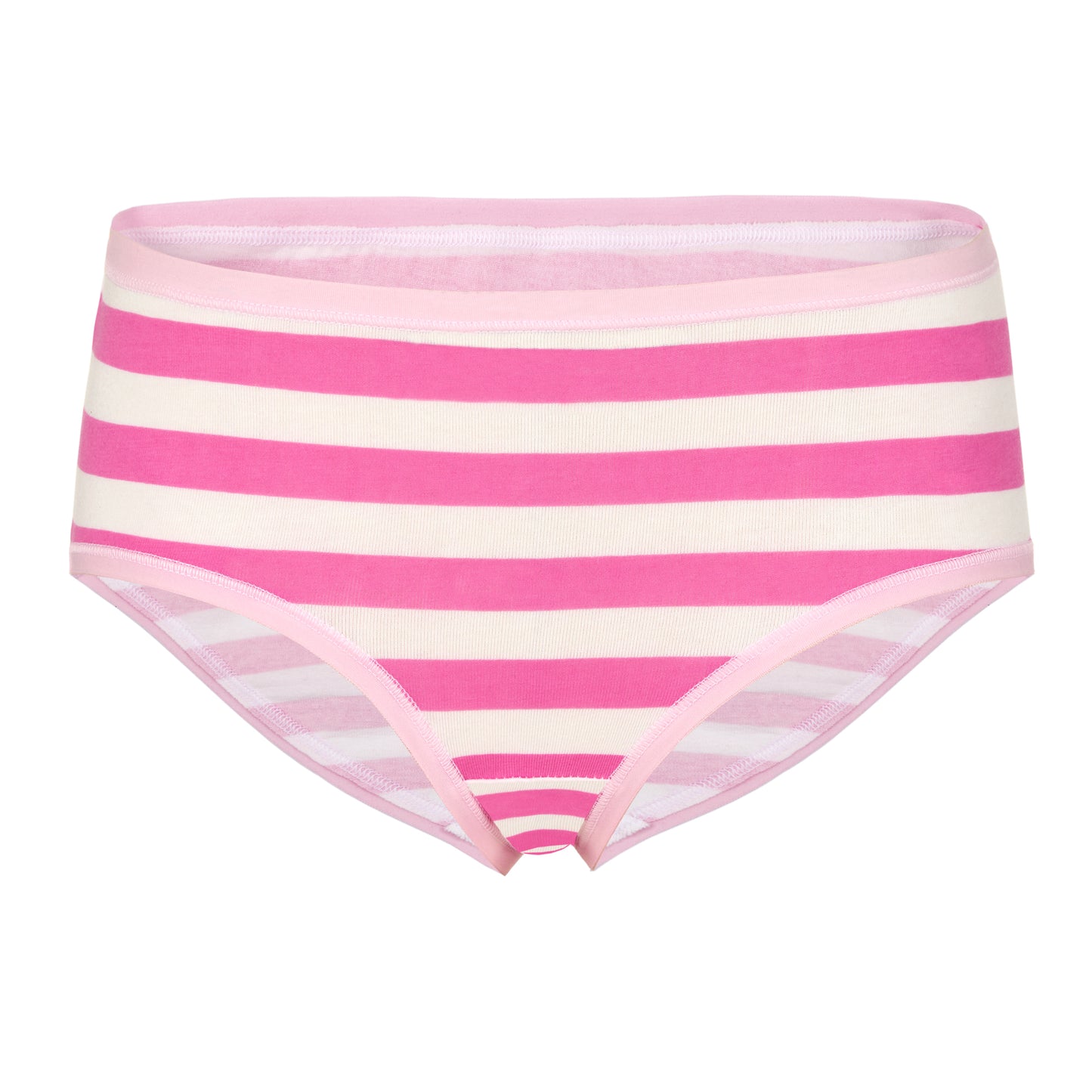 Sugar Stripe Pack;@A Girls Cotton Brief Underwear 6-Pack in Sugar Stripe Pack