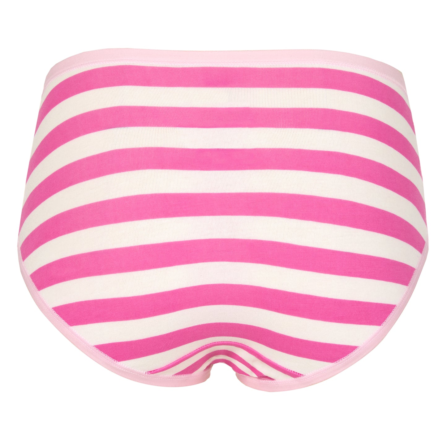Sugar Stripe Pack;@A Girls Cotton Brief Underwear 6-Pack in Sugar Stripe Pack
