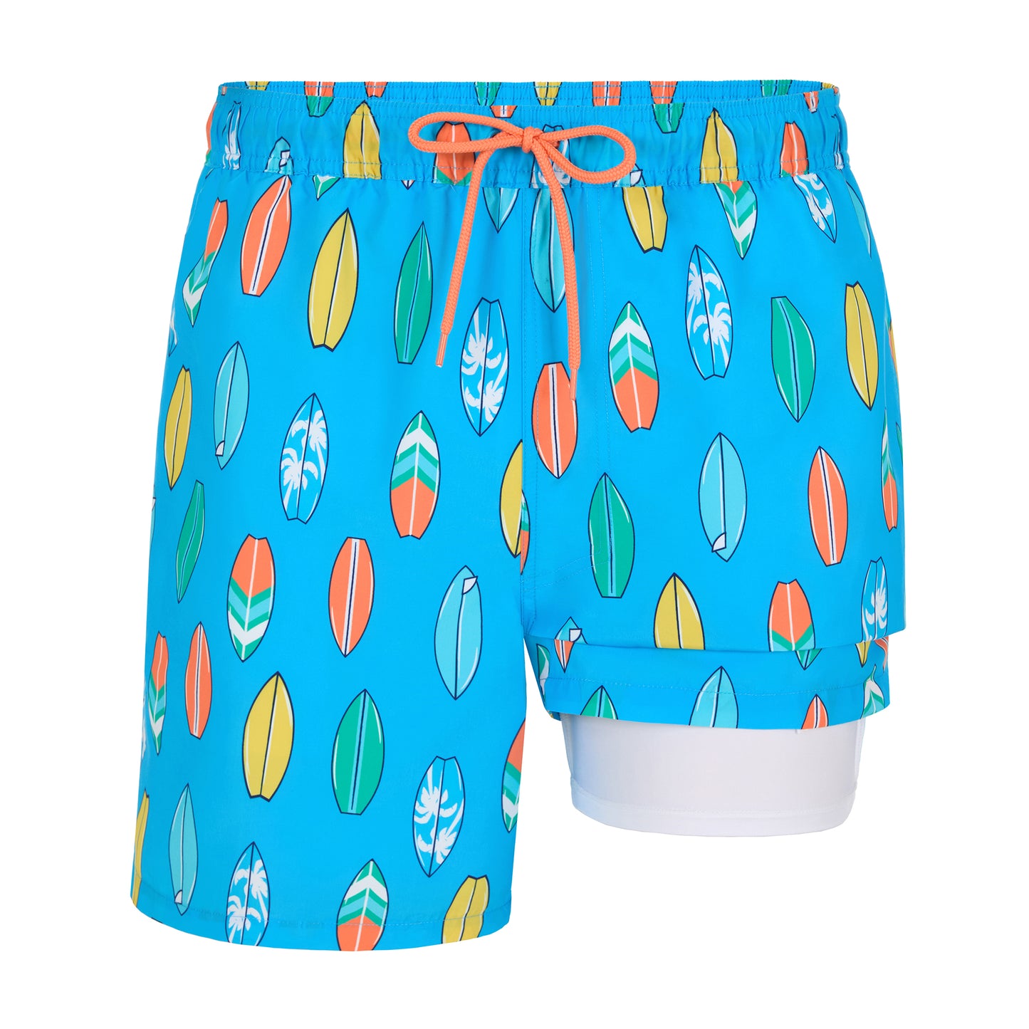 Beach Rider Blue;@A Men's Swim Trunk in Beach Rider Blue