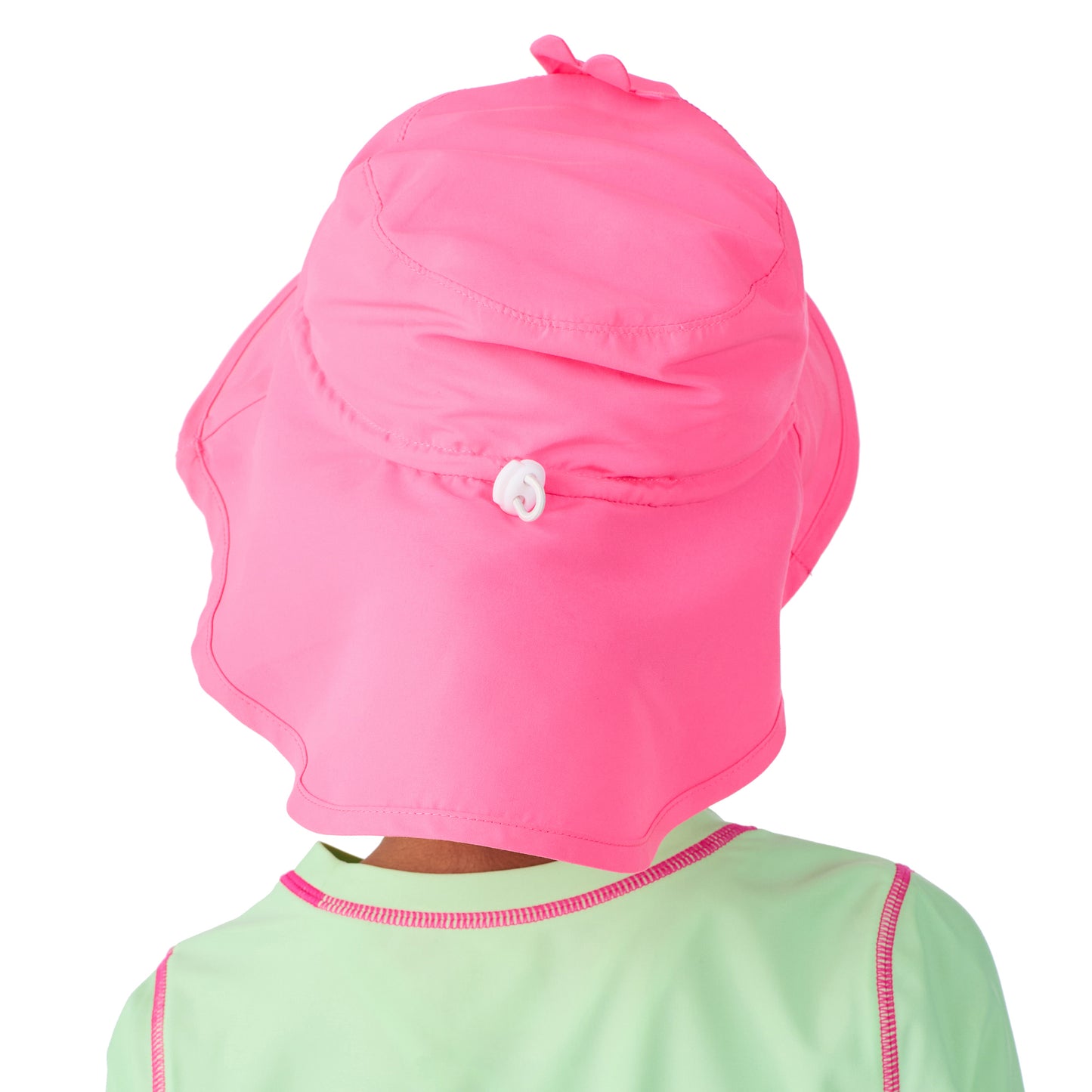Freda The Flamingo;@A girl wearing UPF 50 Sun Hat in Freda the Flamingo