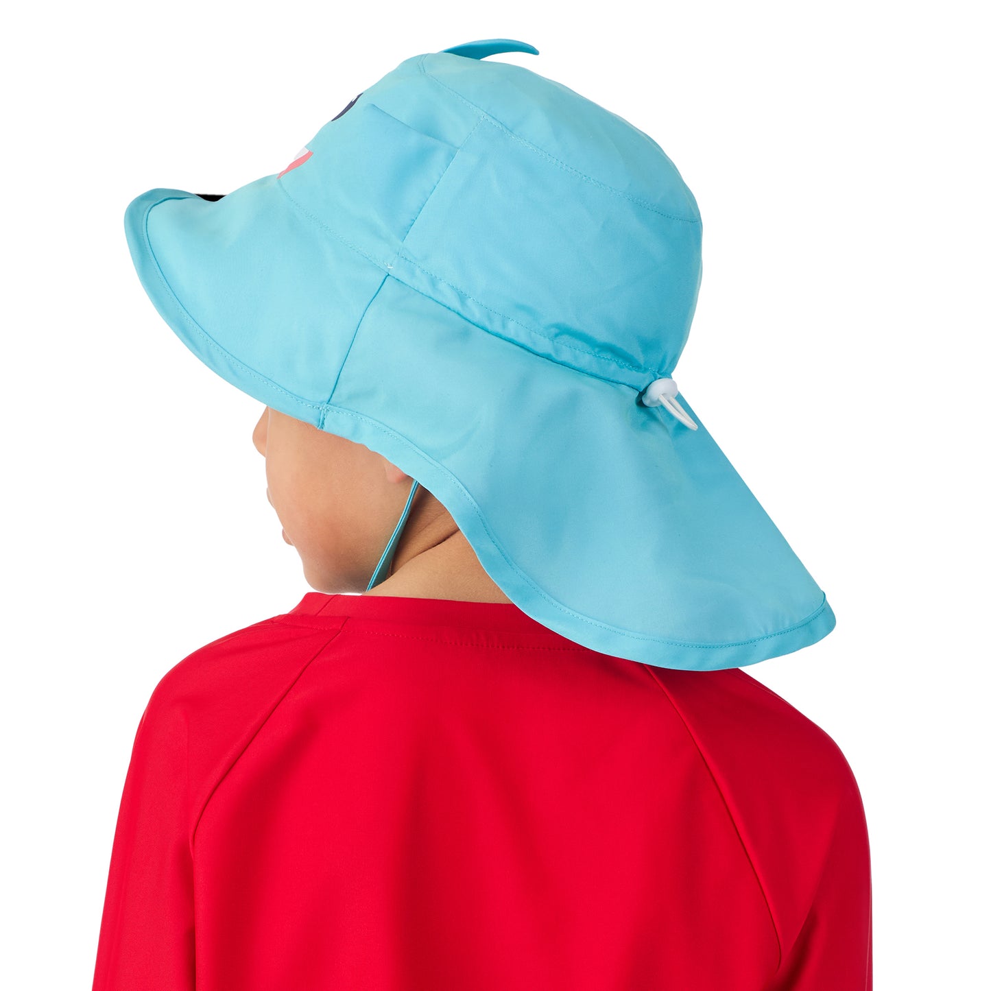 Bob The Shark;@A boy wearing Upf 50 Sun Hat