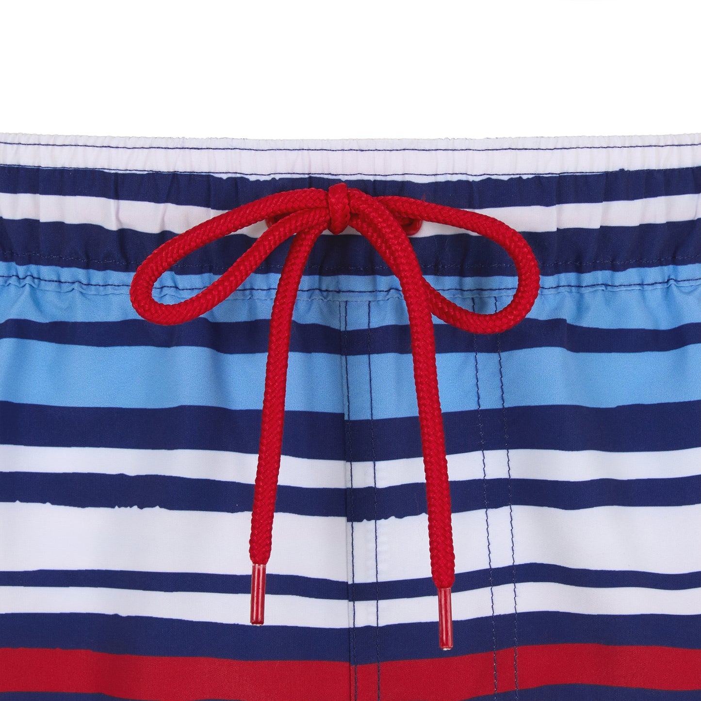 Set Sail Stripe;@A Men's Swim Trunk in Set Sail Stripe