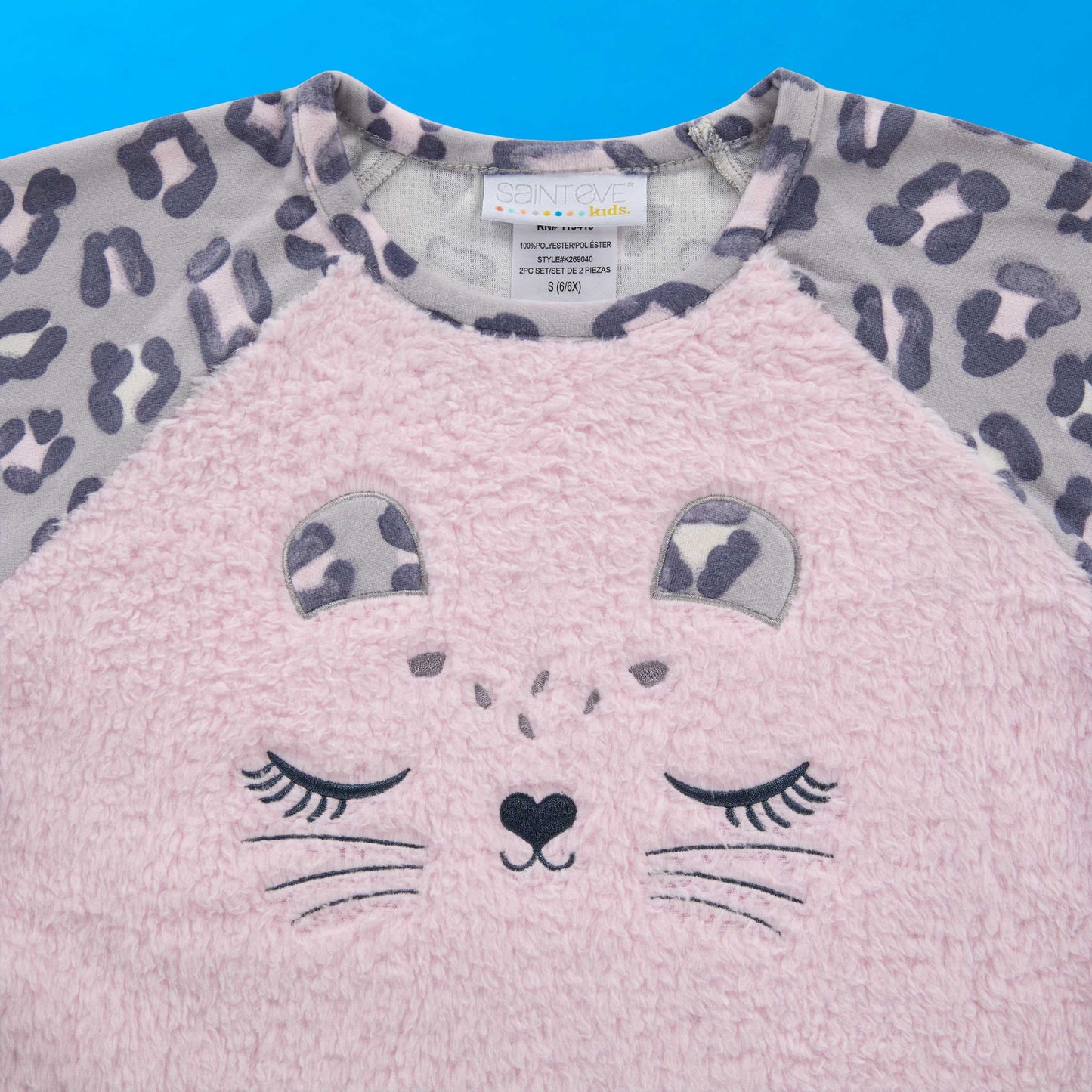 Cheetah;A Soft Fleece Animal Pj Set