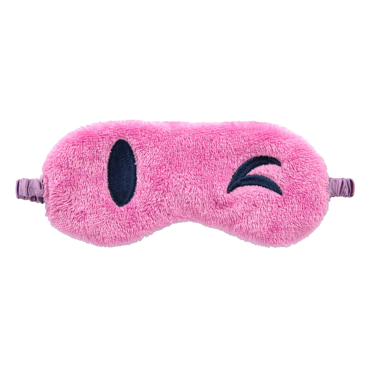 Pink Smiley; @ Eye Mask in pink smiley print
