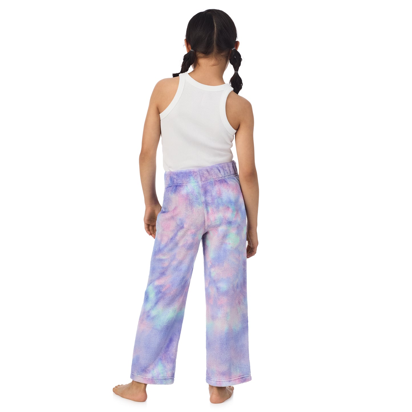 Blue Cat;@A girl wearing 2 Pack Fuzzy Pj Pants With Eye Mask