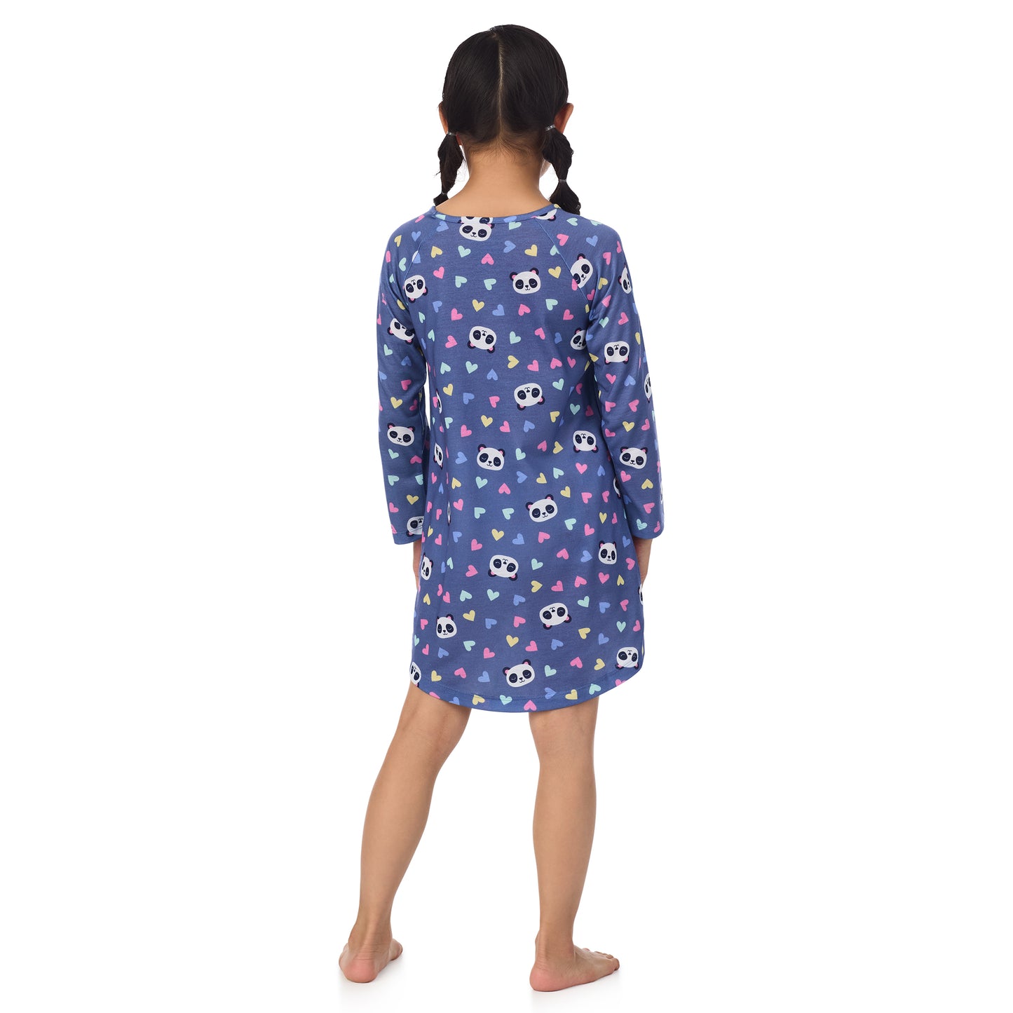 Weekend Friends;@A girl wearing 2 Pack Long Sleeve Nightgowns