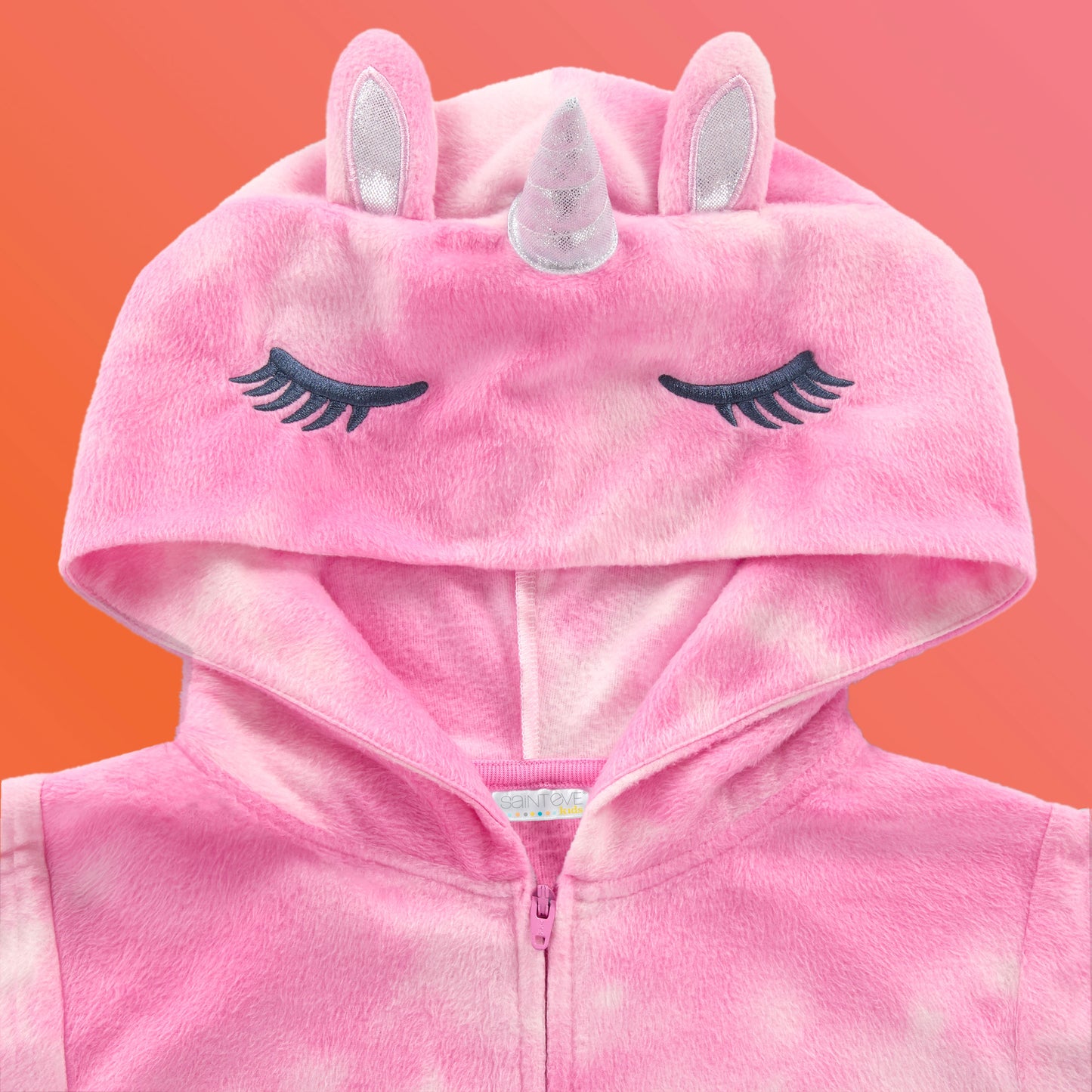 Unicorn;@A Fleece Hooded Animal Onesie