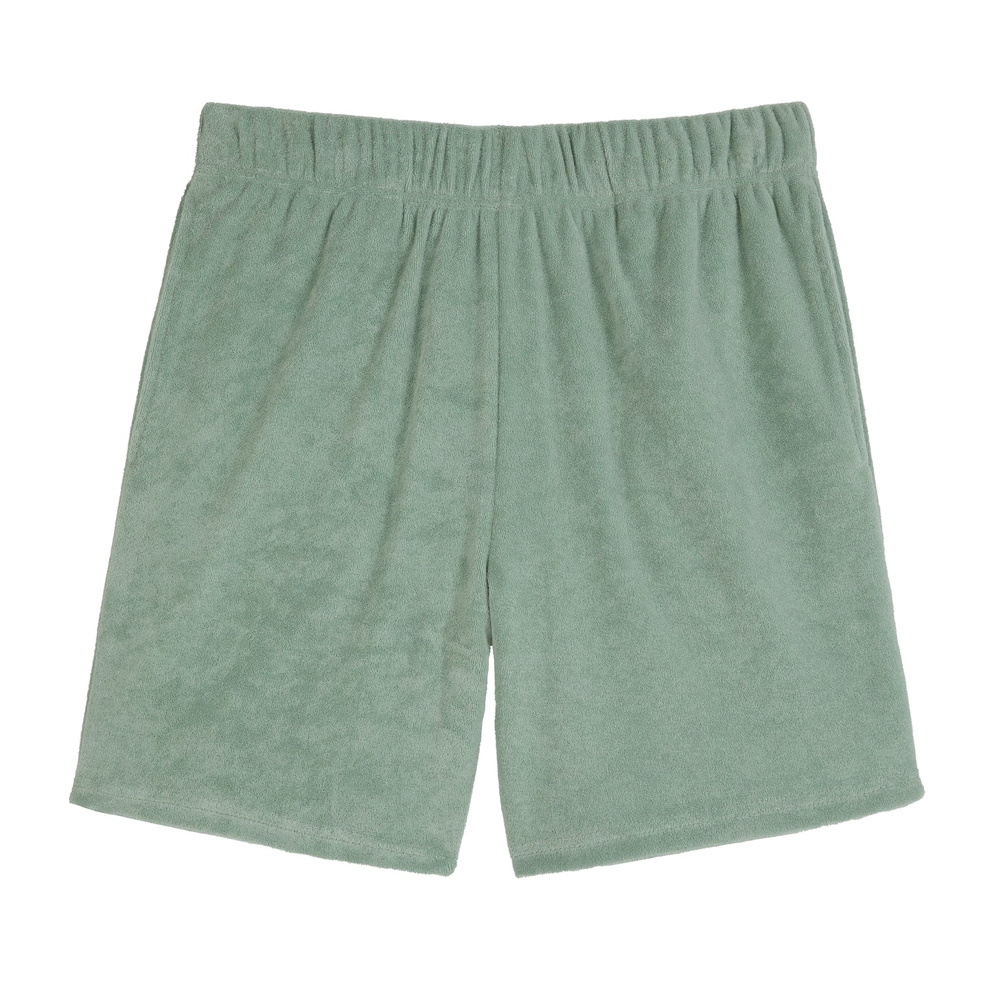 Savannah Moss;@A Men's Terry Polo Short Set in Savannah Moss