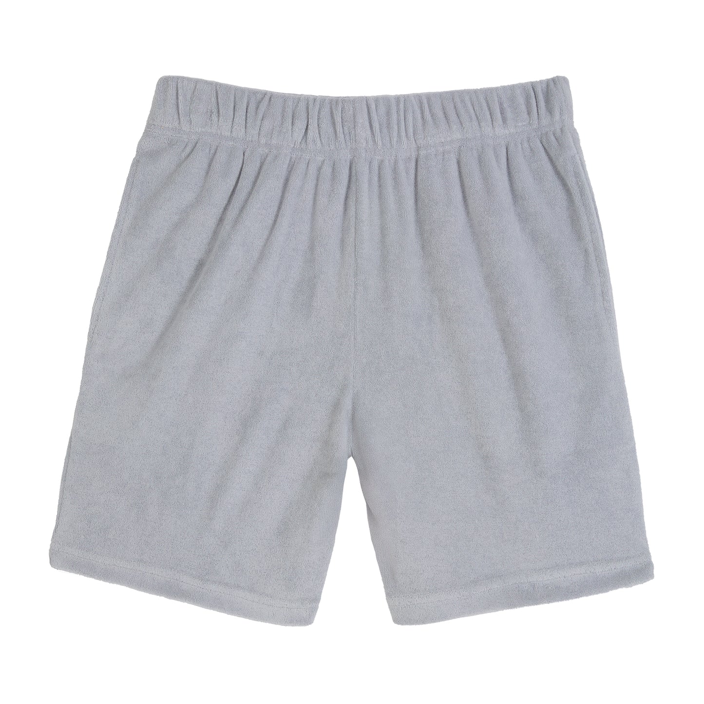 Stone Harbor Grey;@A Men's Terry Polo Short Set in Stone Harbor Grey