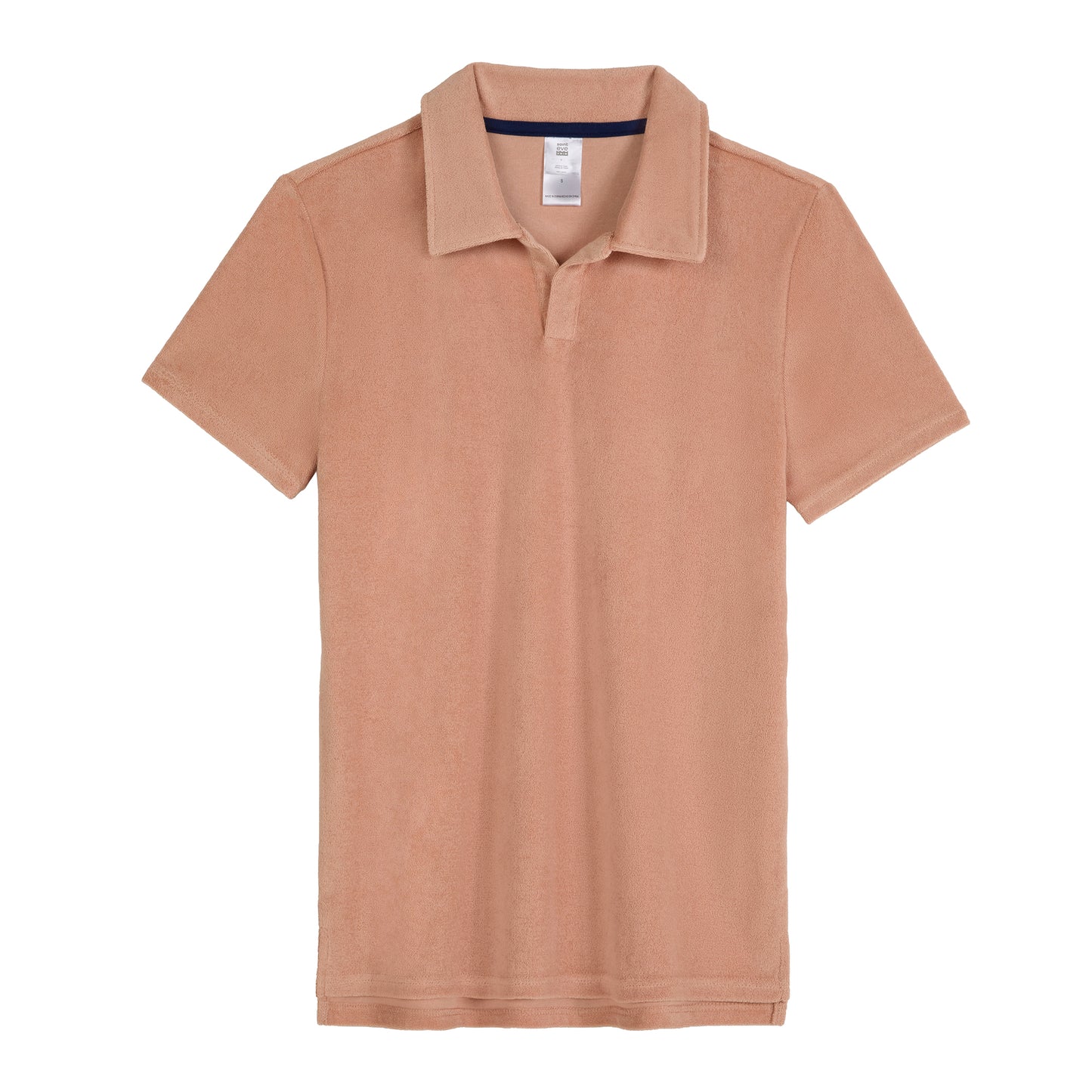 Georgia Peach;@A Men's Terry Polo Short Set in Georgia Peach