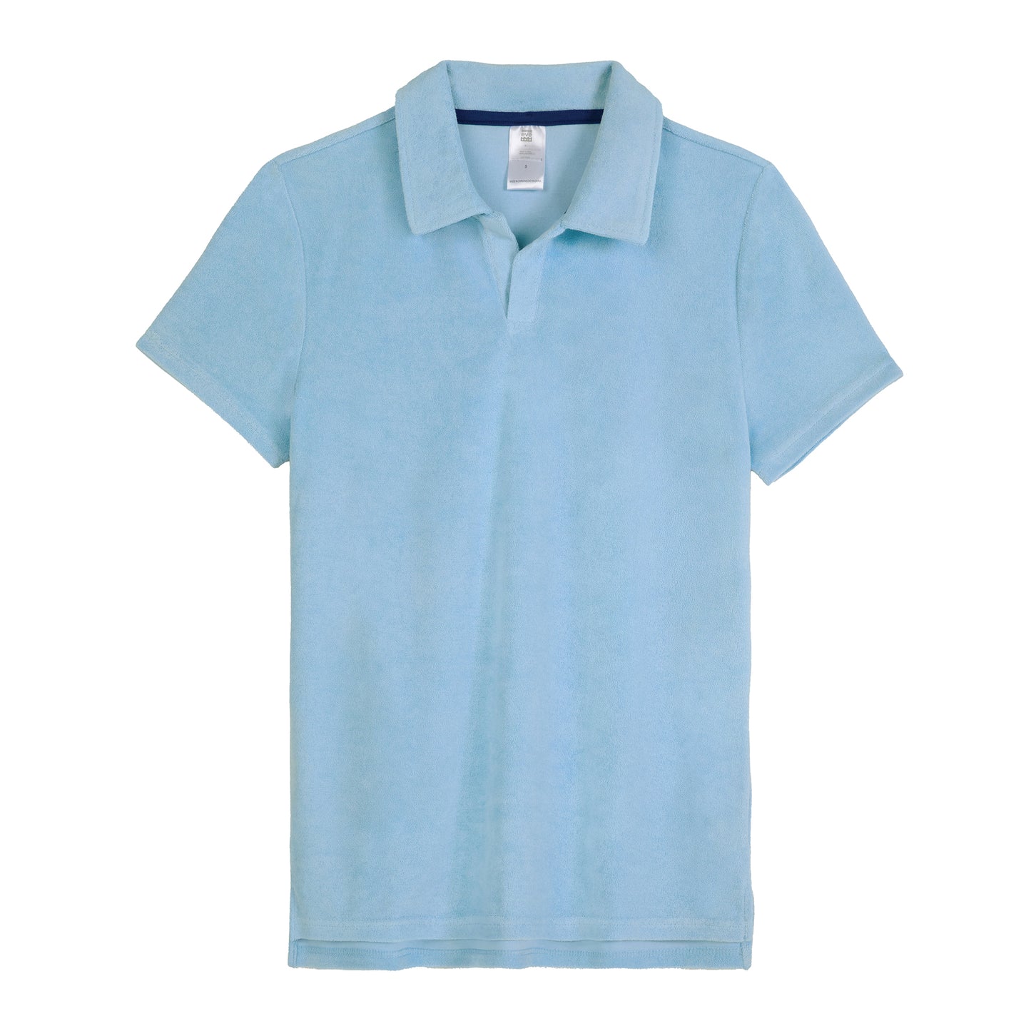 Malibu Tide;@A Men's Terry Polo Short Set in Malibu Tide