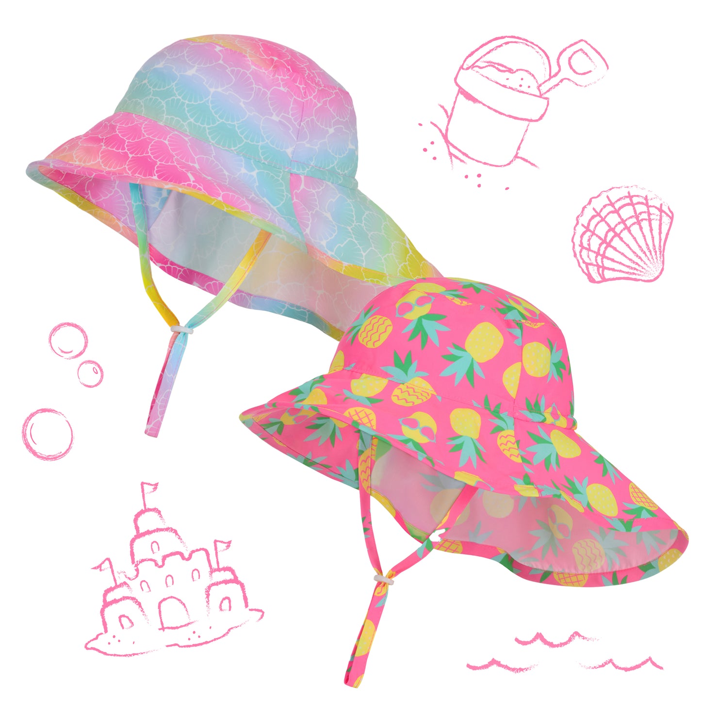 Sun & Fun Duo Pack;@2 UPF 50 Sun Hats