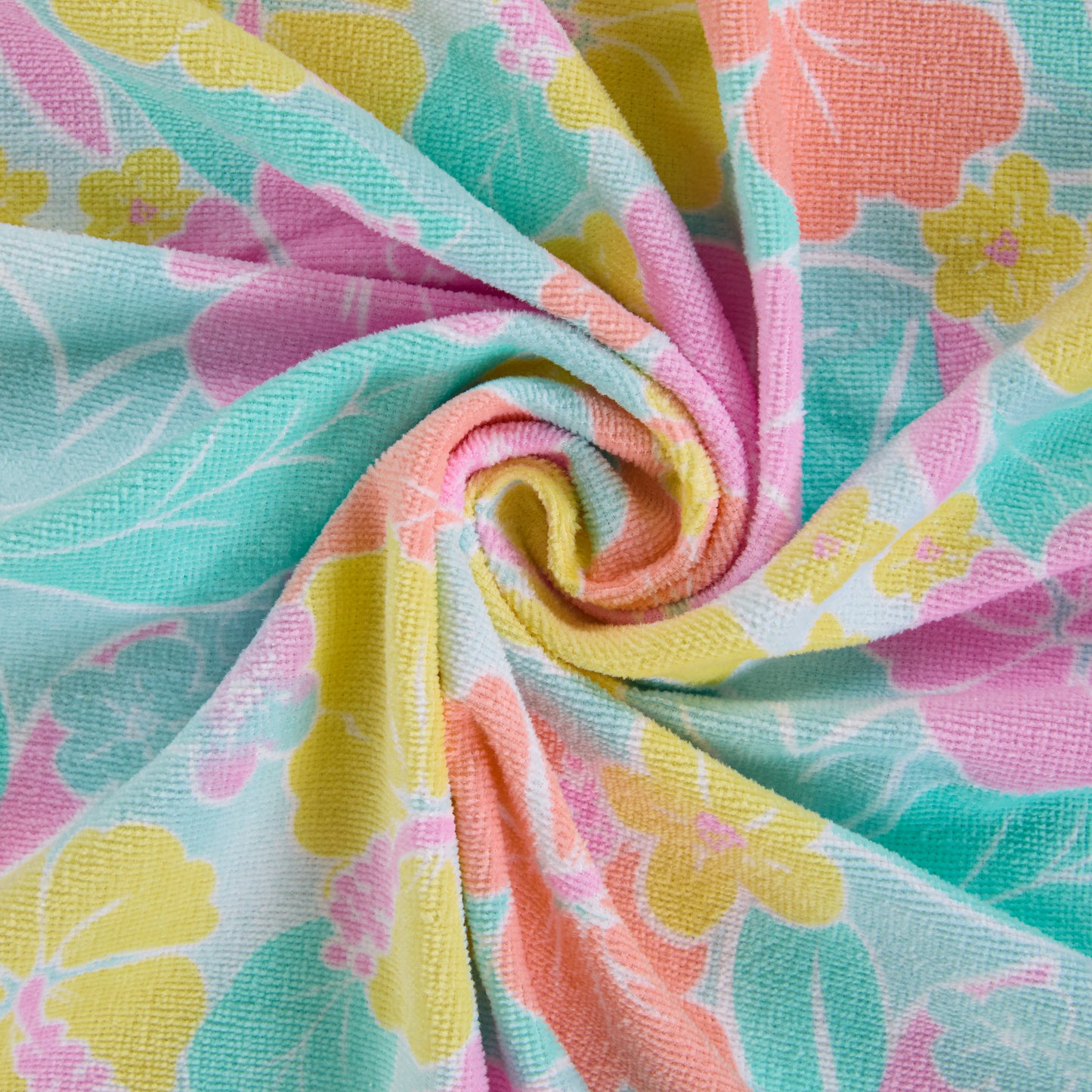 Tutti Frutti Flamingo;@A Character Hooded Towels in Tutti Frutti Flamingo
