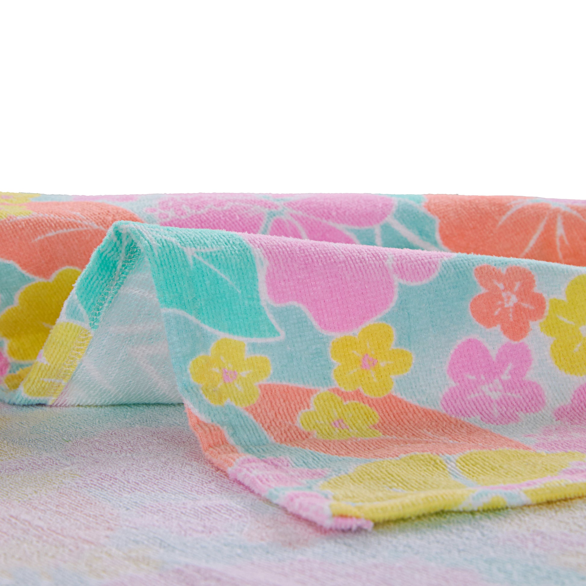Tutti Frutti Flamingo;@A Character Hooded Towels in Tutti Frutti Flamingo
