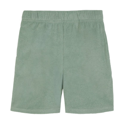Savannah Moss;@A Boys' Terry Polo Short Set in Savannah Moss
