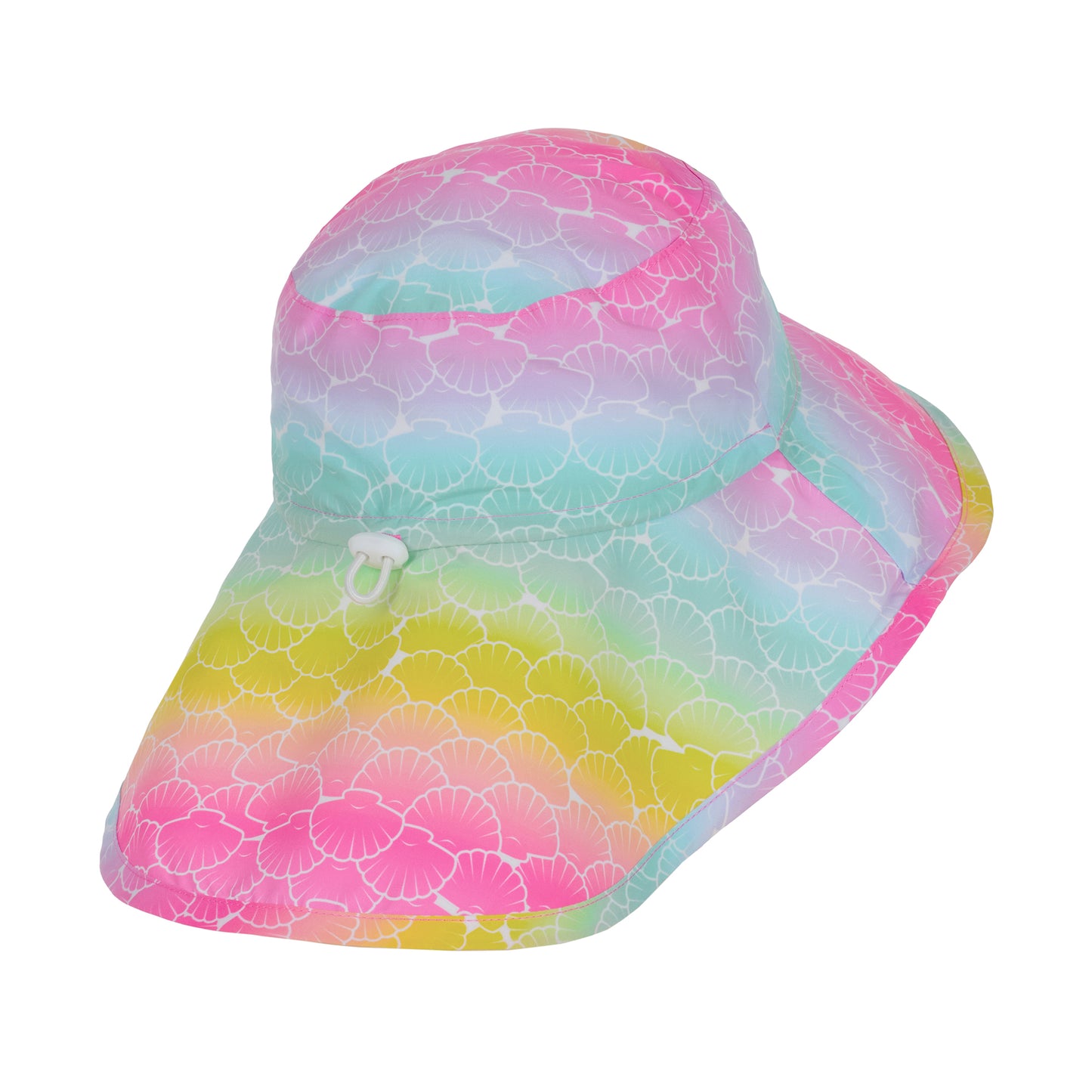 Rainbow Seashells;@A UPF 50 Sun Hat in Rainbow Seashells
