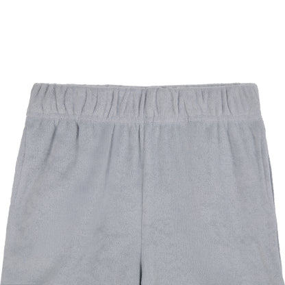 Stone Harbor Grey;@A Boys' Terry Polo Short Set in Stone Harbor Grey
