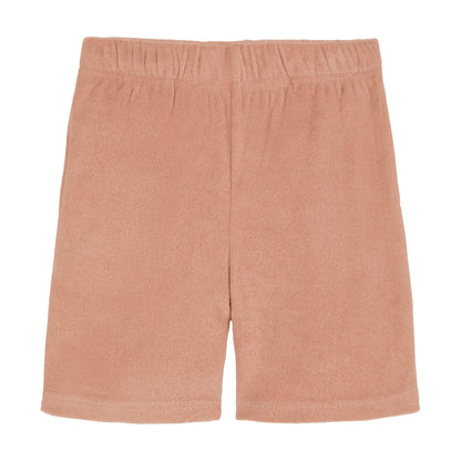 Georgia Peach;@A Boys' Terry Polo Short Set in Georgia Peach
