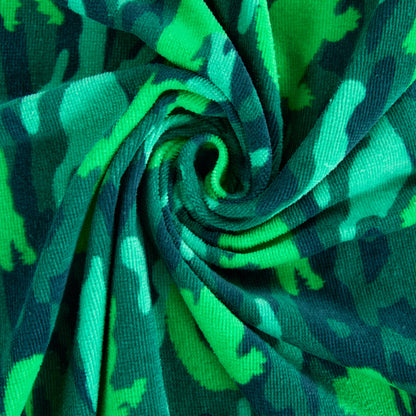 Gator Grove Green;@A Character Hooded Towels in Gator Grove Green
