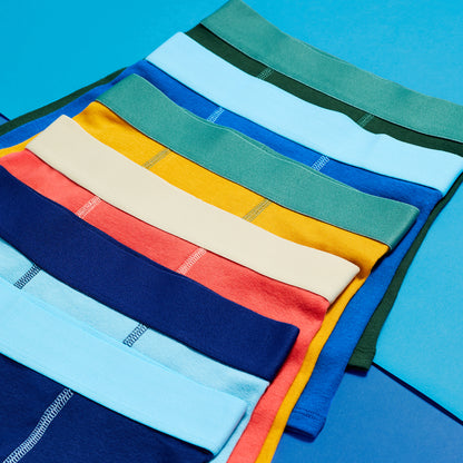 Color Pop Pack;@A Boys Cotton Boxer Brief Underwear 6-Pack in Color Pop Pack
