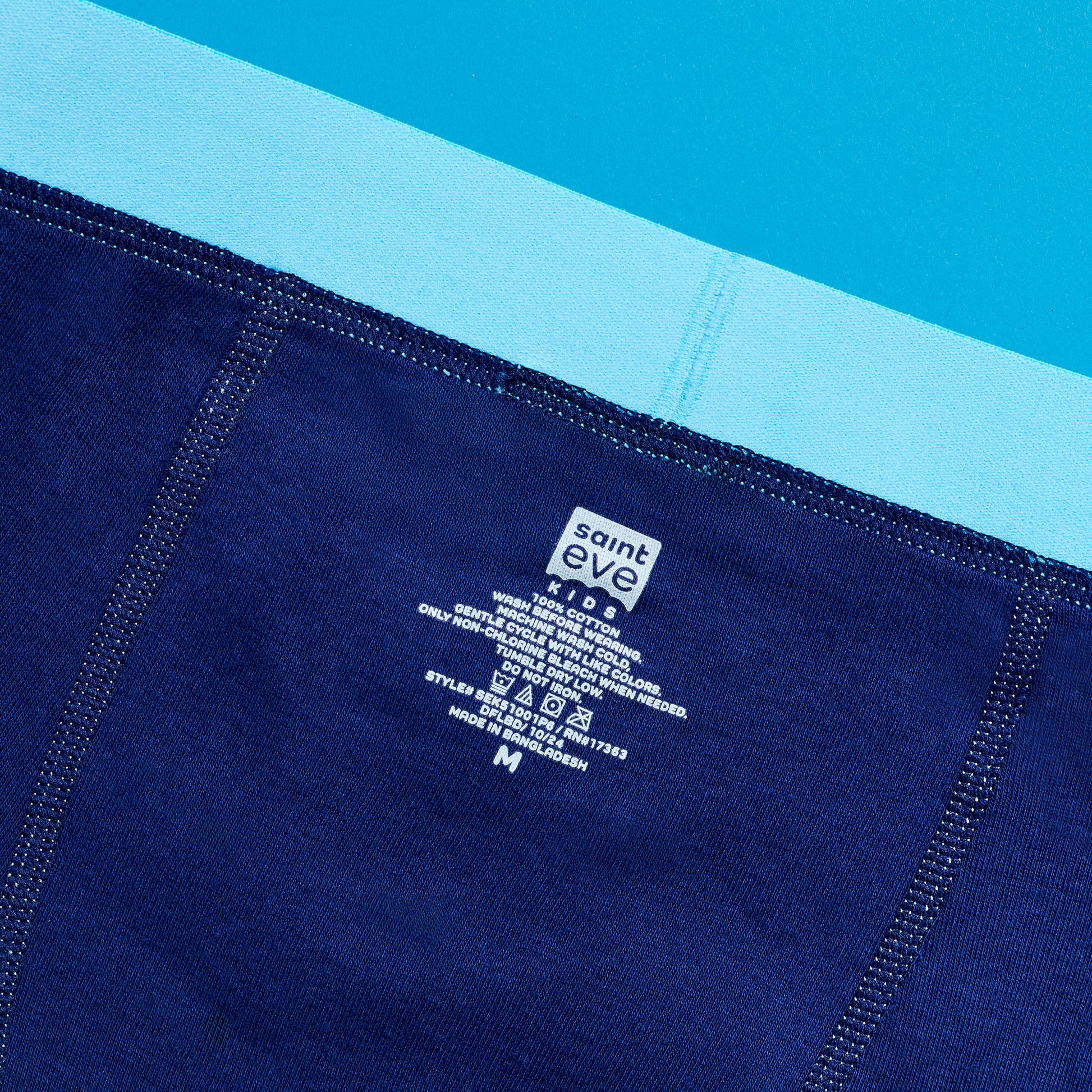 The Everyday Blues Pack;@A Boys Cotton Boxer Brief Underwear 6-Pack in The Everyday Blues Pack

