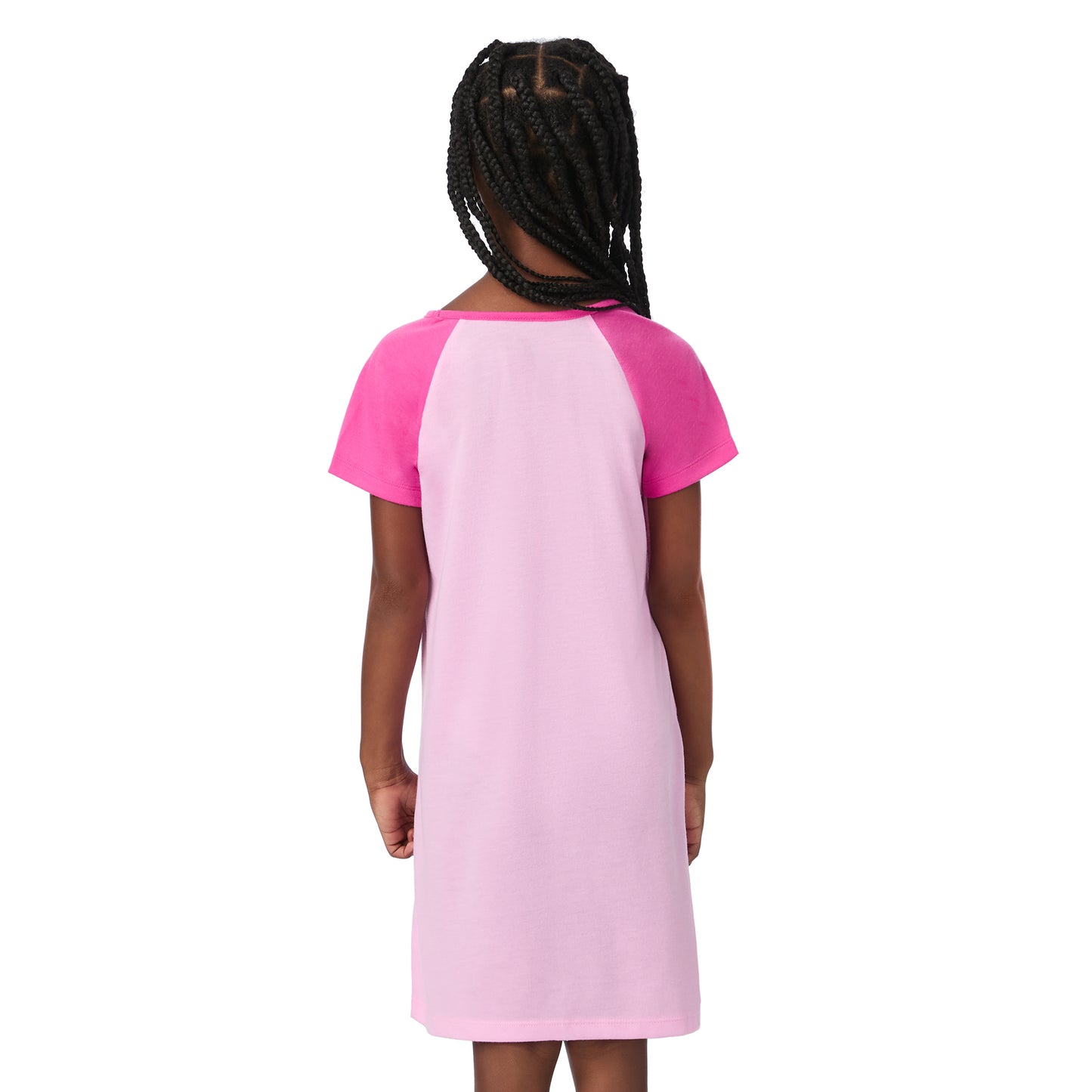 Treat Yourself;@A girl is wearing Treat your self Short Sleeve Nightgown