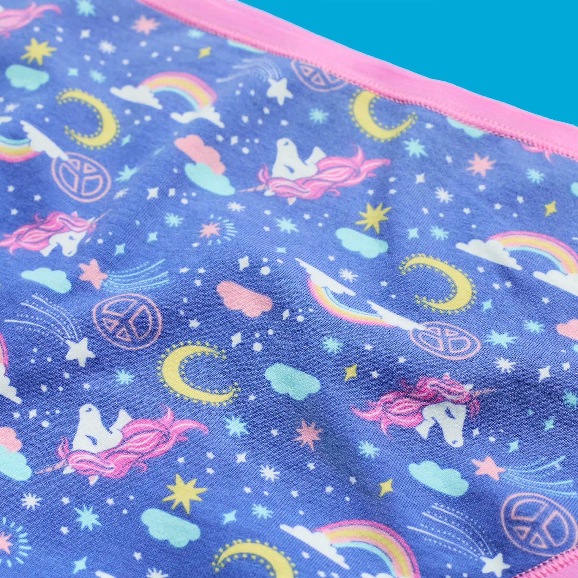 Rainbow Basics Pack;@A Girls Cotton Brief Underwear 6-Pack in Rainbow Basics Pack
