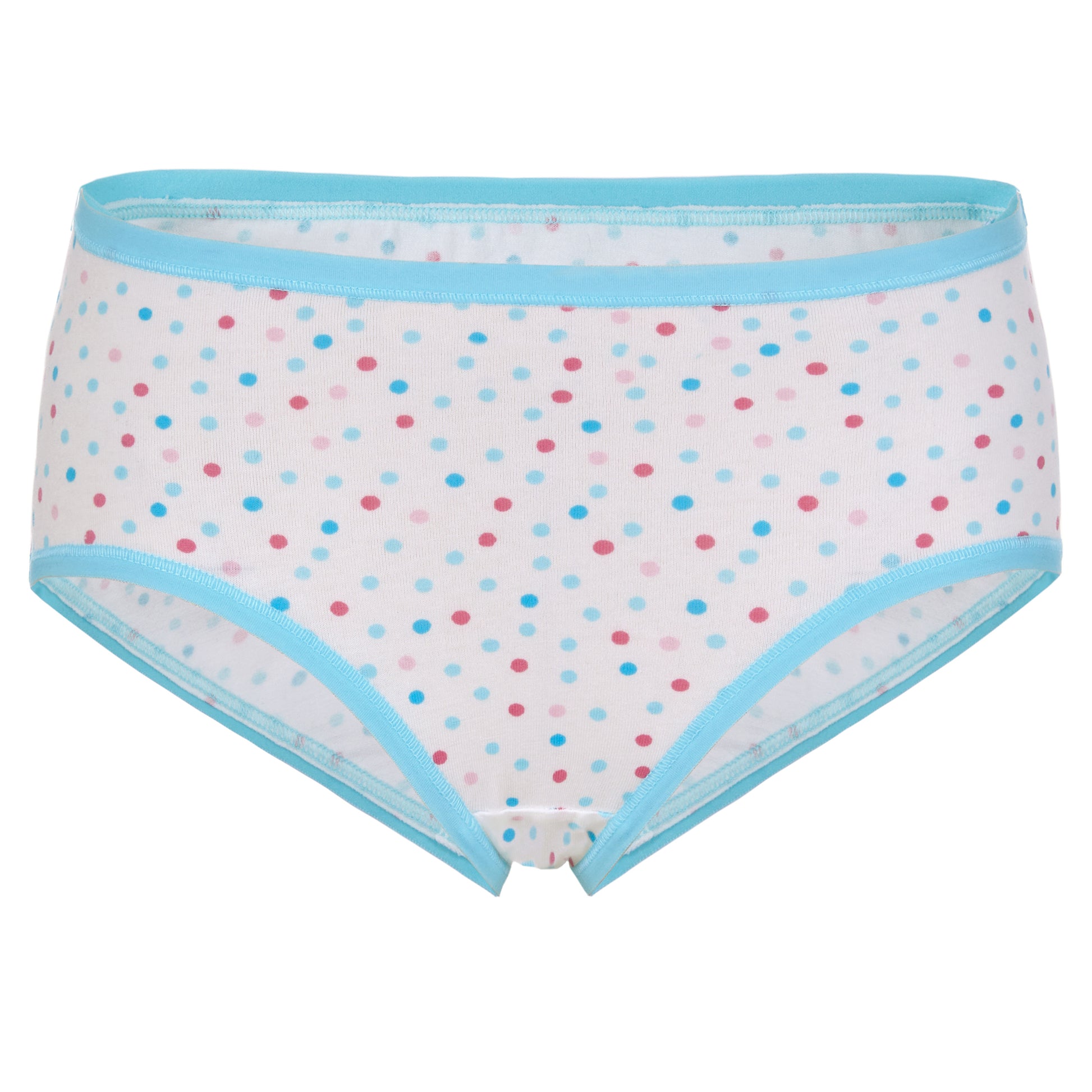 Ocean Princess Pack;@A Girls Cotton Brief Underwear 6-Pack in Ocean Princess Pack
