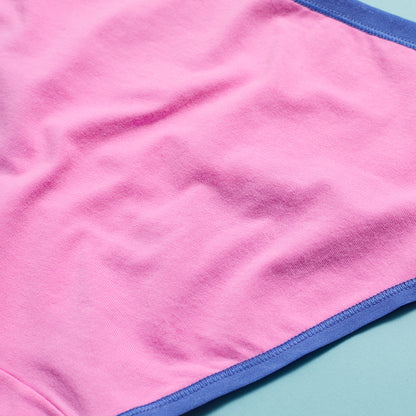 Rainbow Basics Pack;@A Girls Cotton Brief Underwear 6-Pack in Rainbow Basics Pack
