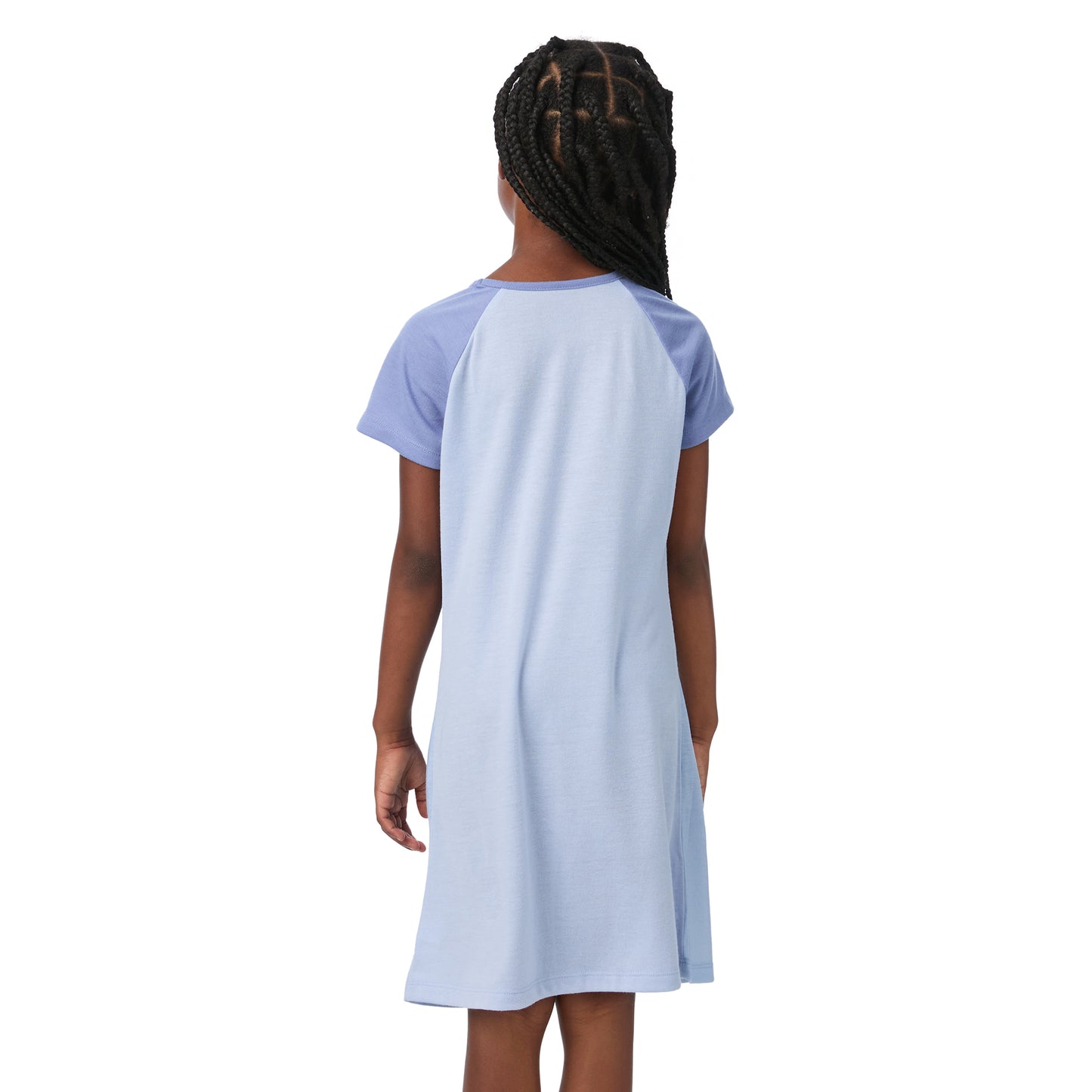 Simply Magical;@A girl is wearing Simply Magical Short Sleeve Nightgown