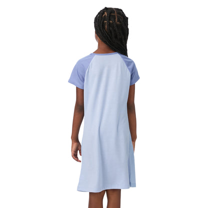 Simply Magical;@A girl is wearing Simply Magical Short Sleeve Nightgown