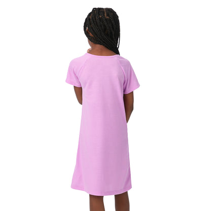 Simply Magical;@A girl is wearing Simply Magical Short Sleeve Nightgown
