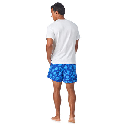 Deep Dive Navy;@A Man wearing Swim Trunk in Deep Dive Navy