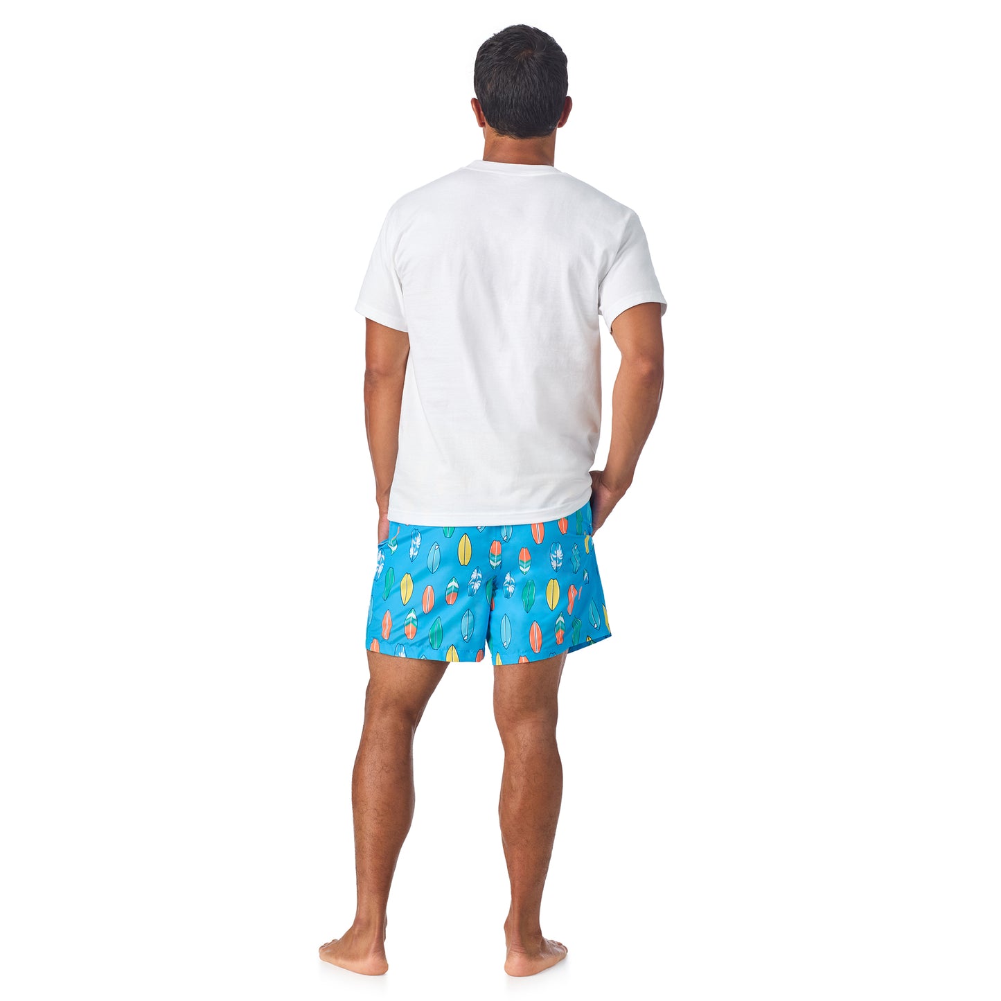 Beach Rider Blue;@A man wearing Swim Trunk in Beach Rider Blue
