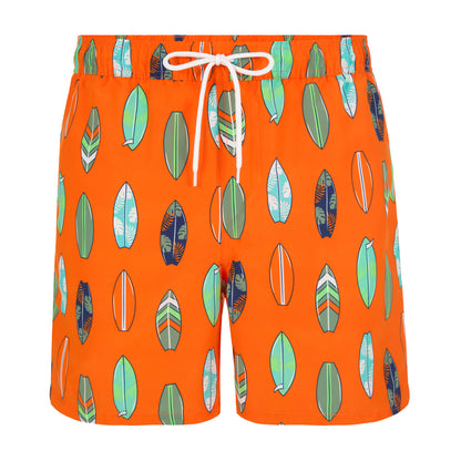 Coastal Tangerine;@A Men's Swim Trunk in Coastal Tangerine
