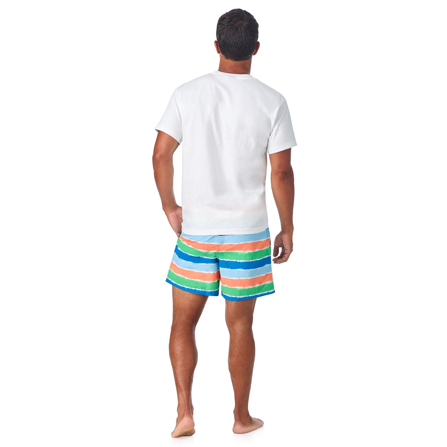 Ride the Wild Stripe;@A man wearing Swim Trunk in Ride the Wild Stripe
